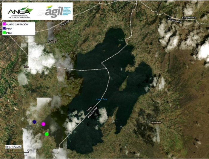 Imágen de la localización del Proyecto Terminal portuario - Río Córdoba