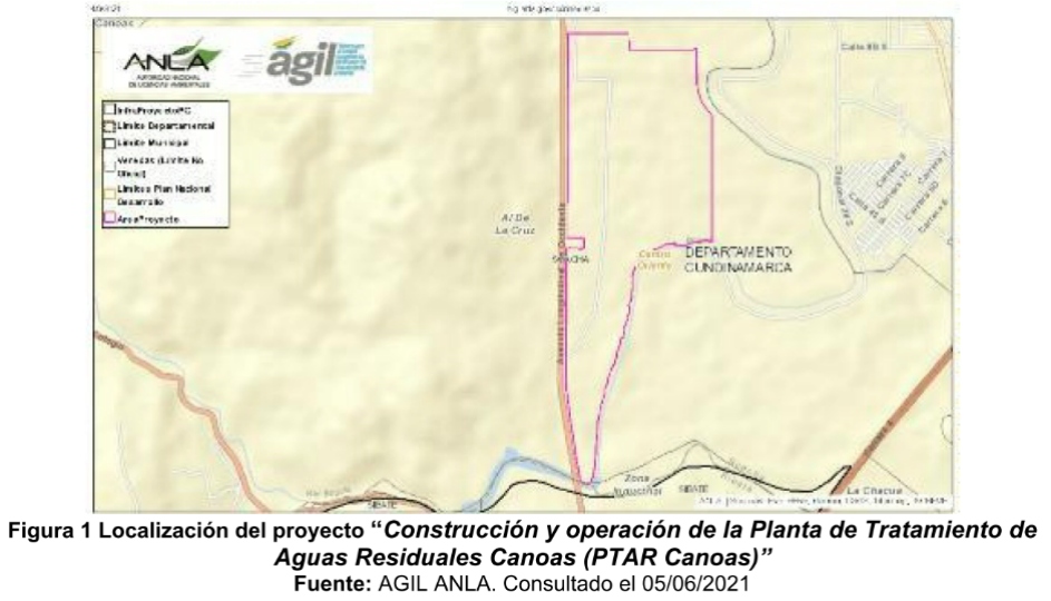 Imagen de la fase de preconstrucción Planta de tratamiento de aguas residuales del rio Bogotá