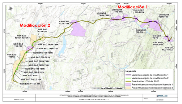 mapa doble calzad