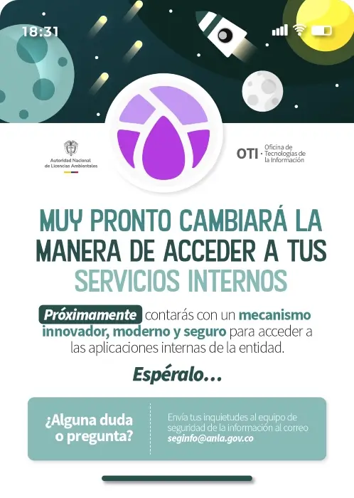 banner actualización servicios internos