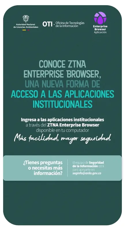 banner actualización servicios internos