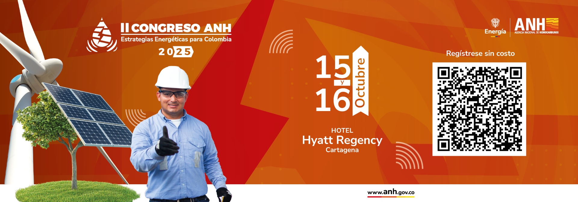 Imagen de invitación para el segundo congreso de ANH