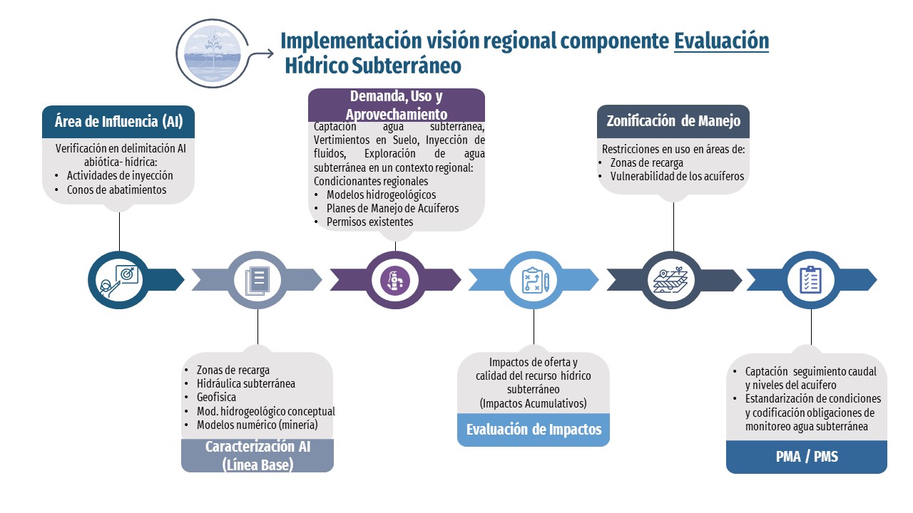 Imagen del proceso de Implementación de visión regional