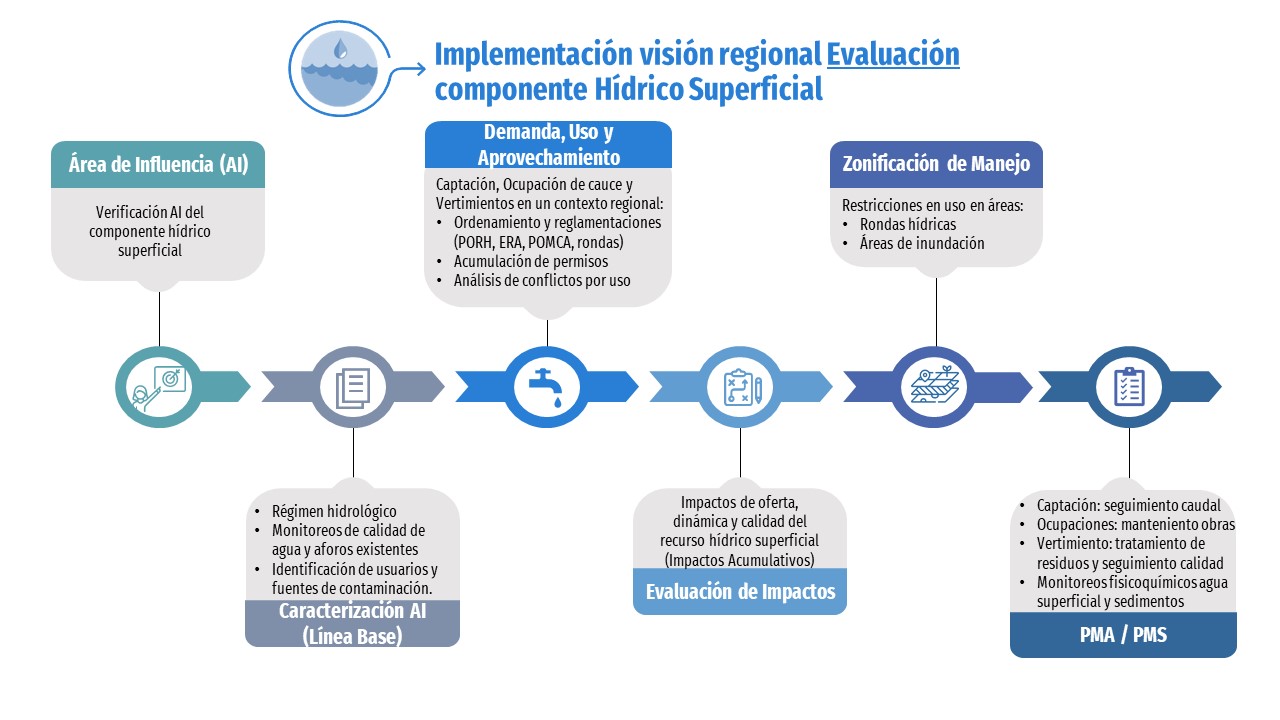 Imagen del proceso de Implementación de visión regional