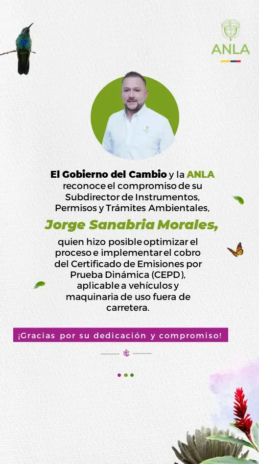 Infografía del primer equipo de la ANLA durante la vigencia 2026.