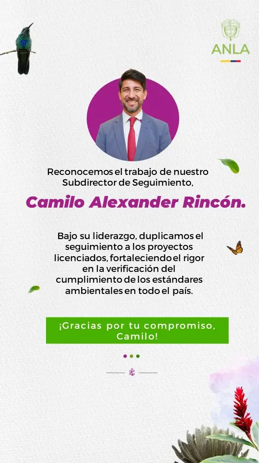 Infografía del cuarto equipo de la ANLA durante la vigencia 2026.