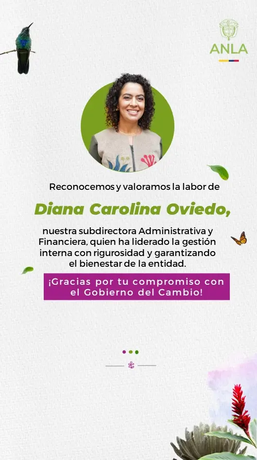 Infografía del quinto equipo de la ANLA durante la vigencia 2026.