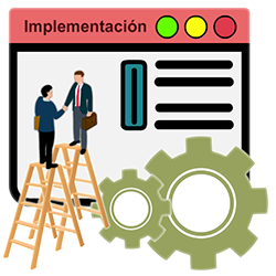 Icono implementación BPM - Gestión de Procesos