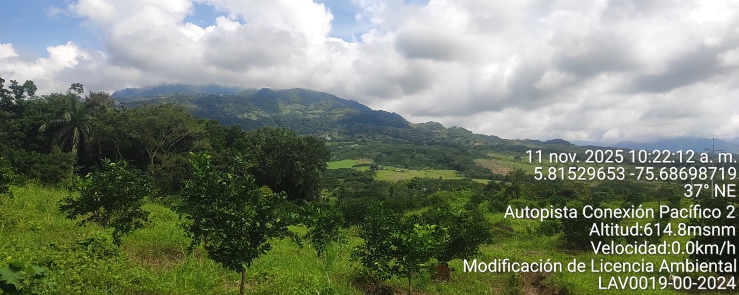 Imagen de la ubicación de proyecto línea de transmisión Carrieles (Antioquia)