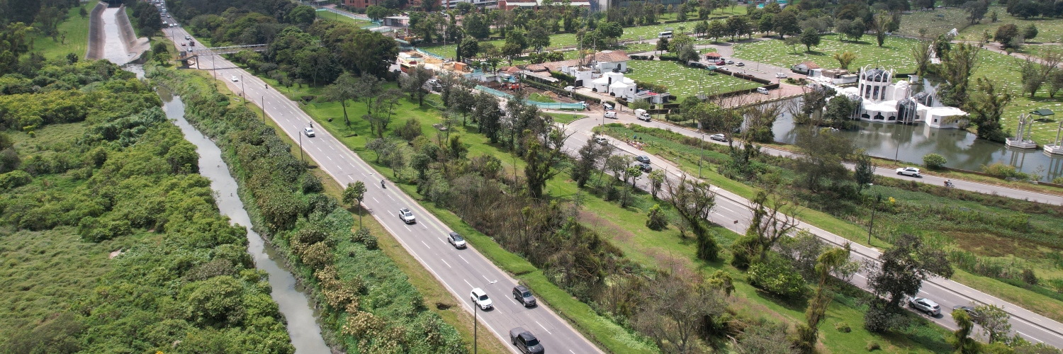 Imagen de referencia de la Autopista Norte en Bogotá