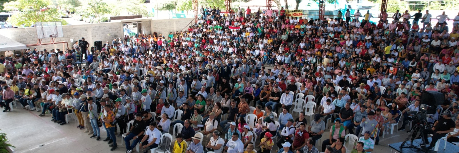 Banner de la Reunión Informativa Tello, Huila