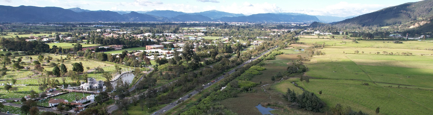 imagen panorámica de la autopista norte sector Bogotá